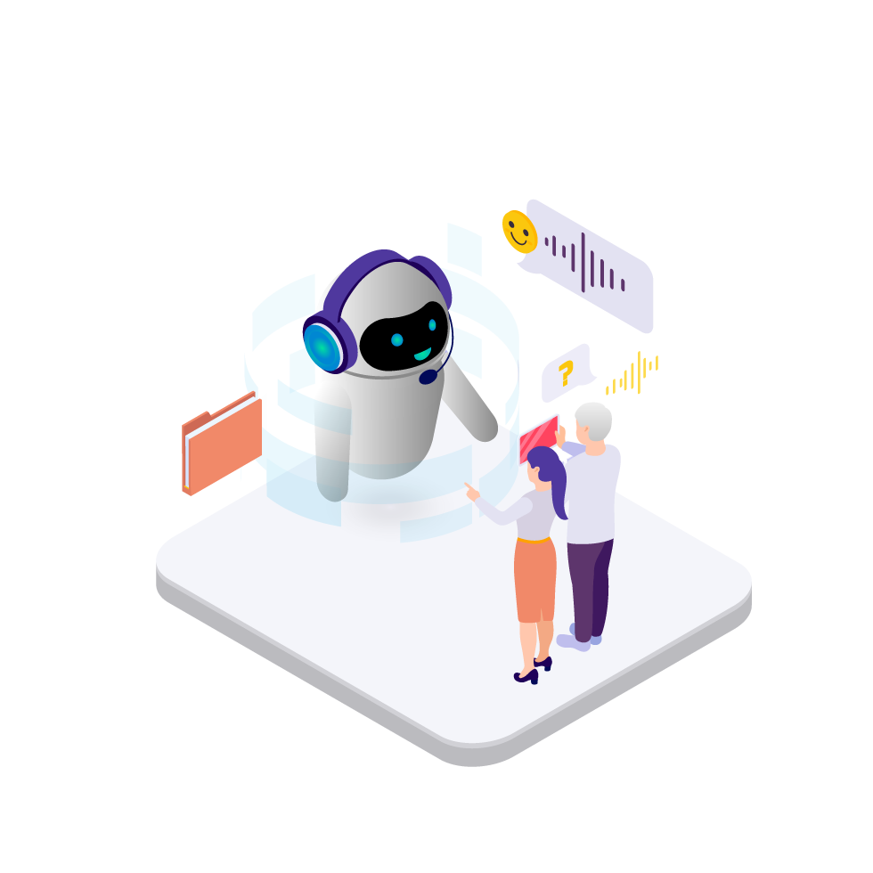 VoiceBots, Servicio bot IA automatizado hablando con clientes 24/4